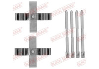 Accessory set, disc brake pad