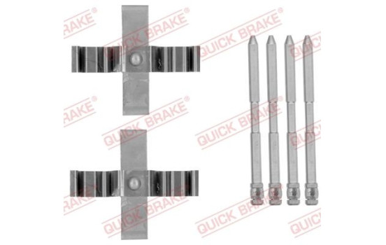 Accessory set, disc brake pad