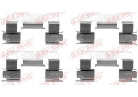 Accessory set, disc brake pad