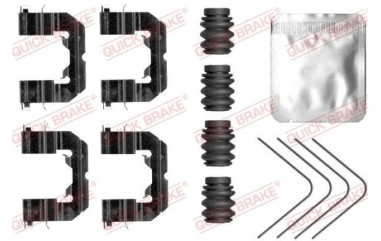 Accessory set, disc brake pad