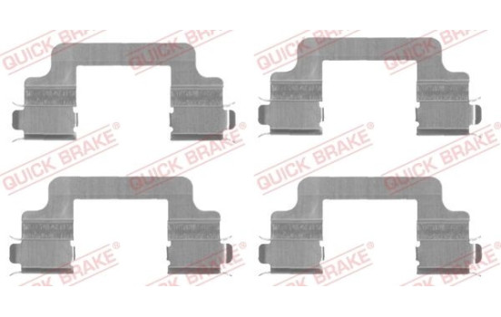 Accessory set, disc brake pad