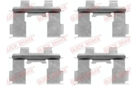 Accessory set, disc brake pad