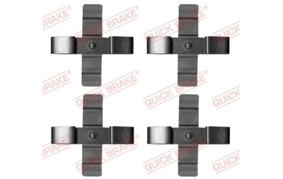 Accessory set, disc brake pad