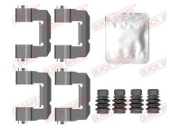 Accessory set, disc brake pad