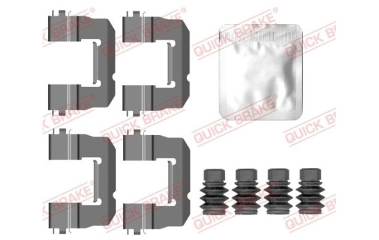 Accessory set, disc brake pad