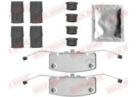 Accessory set, disc brake pad