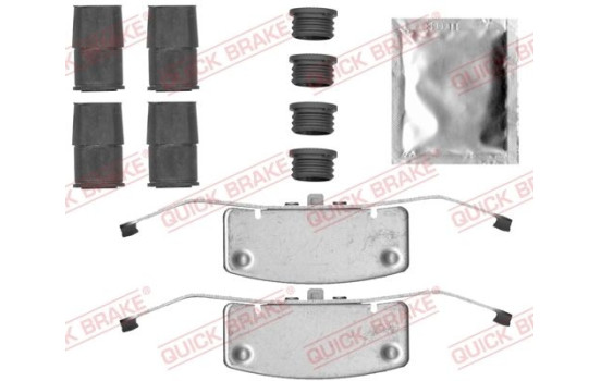 Accessory set, disc brake pad