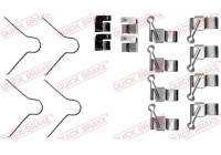 Accessory set, disc brake pad