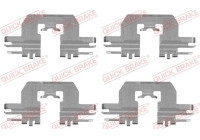 Accessory set, disc brake pad