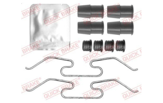Accessory set, disc brake pad