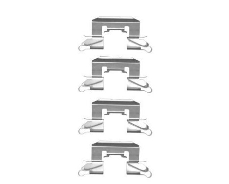 Accessory set, disc brake pad