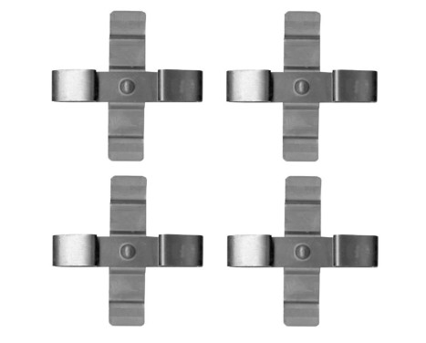 Accessory set, disc brake pad
