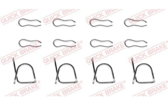 Accessory set, disc brake pad