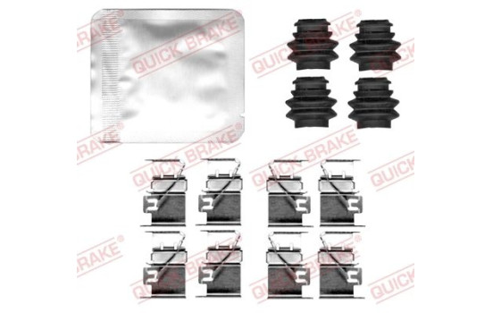 Accessory set, disc brake pad