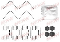 Accessory set, disc brake pad