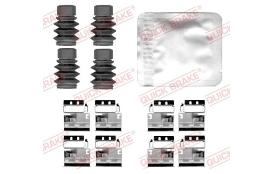 Accessory set, disc brake pad