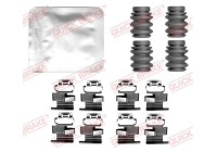 Accessory set, disc brake pad