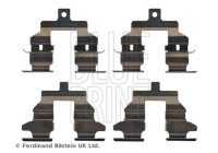 Accessory set, disc brake pad