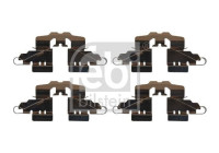 accessory set for brake lining set