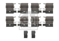 accessory set for brake lining set