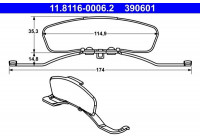 Spring, brake caliper