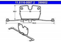 Spring, brake caliper
