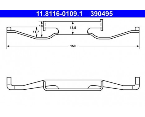 Spring, brake caliper