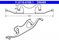 Spring, brake caliper