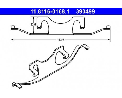 Spring, brake caliper