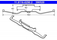 Spring, brake caliper