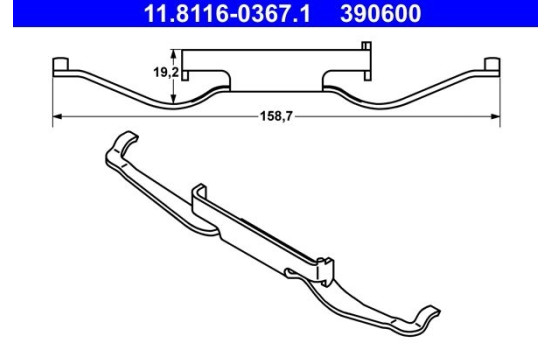 Spring, brake caliper