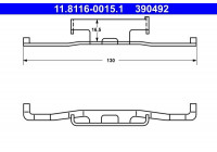 Spring, brake caliper