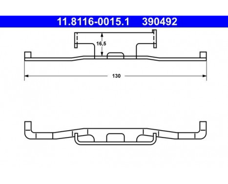 Spring, brake caliper