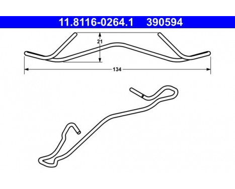 Spring, brake caliper