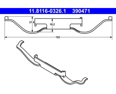 Spring, brake caliper