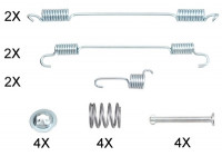 Accessory Kit, brake shoes