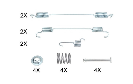 Accessory Kit, brake shoes