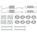Accessory Kit, brake shoes