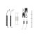 Accessory Kit, brake shoes