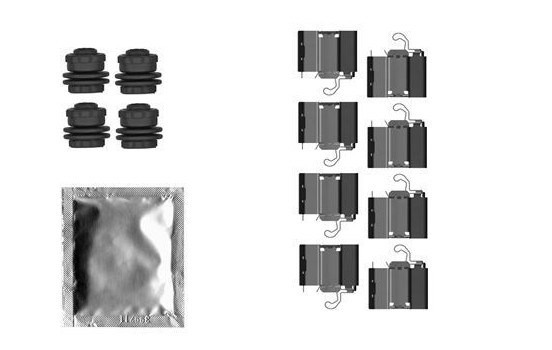 Accessory kit, disc brake pad