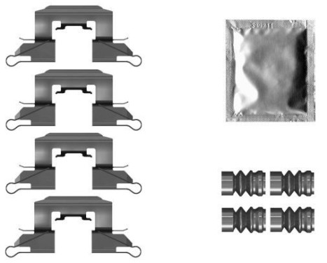 Accessory kit, disc brake pad