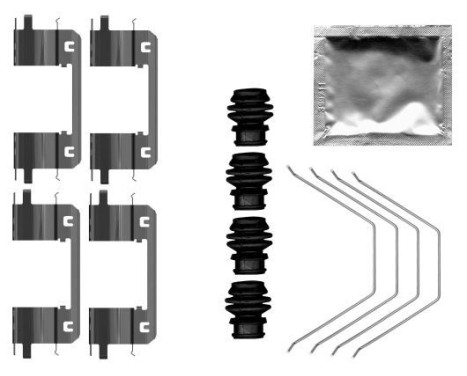 Accessory kit, disc brake pad