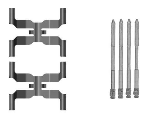Accessory kit, disc brake pad