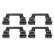 Accessory Kit, Disc Brake Pad, Thumbnail 5