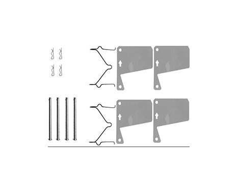 Accessory Kit, disc brake pads, Image 2