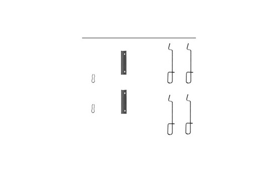 Accessory Kit, disc brake pads, Image 2