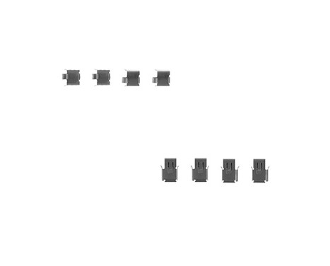 Accessory Kit, disc brake pads, Image 2