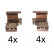 Accessory Kit, disc brake pads, Thumbnail 2