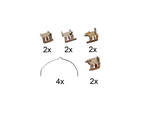 Accessory Kit, disc brake pads, Image 2