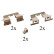 Accessory Kit, disc brake pads, Thumbnail 2